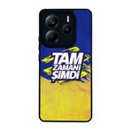 BG AKSESUAR Xiaomi Redmi Note 14 5G ile Uyumlu Kılıf, Fenerbahçe Tasarımı, Sarı-Lacivert, Mat Siyah, Yumuşak Silikon, Koruyucu, Şok Emici