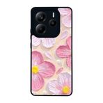 BG AKSESUAR Xiaomi Redmi Note 14 5G ile Uyumlu Kılıf, Mat Siyah, Yumuşak Silikon, Koruyucu, Şok Emici, SoloCicek Tasarım