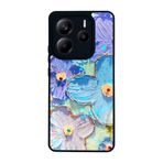 BG AKSESUAR Xiaomi Redmi Note 14 5G ile Uyumlu Kılıf, SoloCicek Baskılı, Mat Siyah, Yumuşak Silikon, Şok Emici