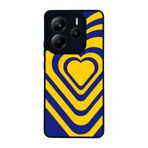 BG AKSESUAR Xiaomi Redmi Note 14 ile Uyumlu Kılıf, Fenerbahçe Tasarımı, Sarı-Lacivert, Silikon, Şok Emici