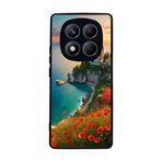 BG AKSESUAR Xiaomi Redmi Note 14 Pro 4G ile Uyumlu Kılıf, Deniz Manzarası Baskılı, Yumuşak Silikon, Koruyucu, Şok Emici, Siyah