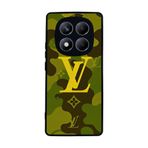 BG AKSESUAR Xiaomi Redmi Note 14 Pro 4G ile Uyumlu Kılıf, LouisVuitton Tasarım, Yumuşak Silikon, Koruyucu, Şok Emici, Siyah