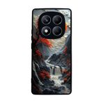 BG AKSESUAR Xiaomi Redmi Note 14 Pro 4G ile Uyumlu Kılıf, Manzara Baskılı, Yumuşak Silikon, Koruyucu, Şok Emici, Siyah