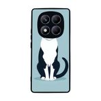 BG AKSESUAR Xiaomi Redmi Note 14 Pro 4G ile Uyumlu Kılıf, Yumuşak Silikon, Koruyucu, Şok Emici, Kedi Tasarımı