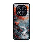BG AKSESUAR Xiaomi Redmi Note 14 Pro 4G Uyumlu Kılıf, Manzara Baskılı, Yumuşak Silikon, Koruyucu, Şok Emici, Siyah