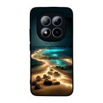 BG AKSESUAR Xiaomi Redmi Note 15 Pro Plus ile Uyumlu Doğa Manzara Temalı, Mat Siyah, Silikon, Şok Emici Koruyucu Kılıf