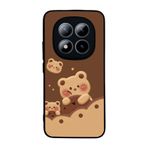 BG AKSESUAR Xiaomi Redmi Note 15 Pro Uyumlu Oyuncak Ayıcık Tasarımlı, Mat Siyah, Yumuşak Silikon, Şok Emici Koruyucu Kılıf