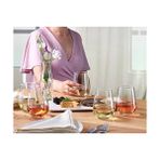 Bg Store Allegra 6'lı Set, Şarap, Meyve Suyu, Su, Viski, 425 ml - 0 - Siyah