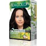Bg Store Amonyaksız, Vegan, Doğal, Besleyici Kalıcı Saç BOYASI%100 Beyaz Kapama (1 Paket 2 x 50 ml Boya & Oksidan) (Koyu Kahve 3.0)