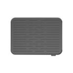 Bg Store Brabantia Silikon Damlama Matı, Çelik, Koyu Gri, 43,8 x 32,5 x 0,9 cm - 0 - Siyah