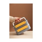 Bg Store Çift Katmanlı Paslanmaz Çelik Beslenme KABI-1600 ml Beslenme Kutusu (Mavi) - 0,5 x 7 cm