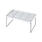 Bg Store Dolap Içi Raf Düzenleyici, Metal Ayaklı, Plastik Mutfak Rafı, Tezgah Üstü Yer Kazandıran Organizer, 14X30CM
