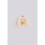 Bg Store Erkek Bebek Kırık Beyaz Sweatshirt - 1 - 1,5 Yaş