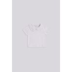 Bg Store Kız Bebek Beyaz Tshirt - 18 Ay