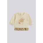 Bg Store Kız Bebek Ekru Sweatshirt - 1 Yaş
