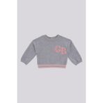 Bg Store Kız Bebek Gri Sweatshirt - 1 Yaş