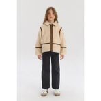Bg Store Kız Çocuk Ekru Mont - 6 Yaş