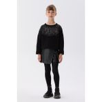 Bg Store Kız Çocuk Siyah Sweatshirt - 6 Ay