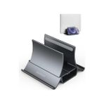 Bg Store Momax Dikey Dizüstü Bilgisayar Standı Tutucu, Arch Gravity Otomatik Kilitleme Tutucu Depolama Yuvası, Masa Düzenleyici Için Yer Tasarrufu, Tüm Macbook/ipad/dell/chromebook'a Uyar, Çift Dizüstü - 1 GB
