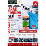 BGEA Greencar Wash Profesyonel Çok Amaçlı Temizleyici-Özel Mikrofiber Sihirli Cam Bezi 40X60