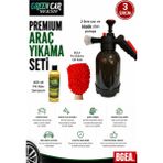 BGEA Greencar Wash Profesyonel Yıkama Seti- Sıvı ve Köpük Atan Pompa & Pro Yıkama Eldiveni & Ph Nötr Yıkama
