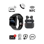 BGGTech Iphone 11 Pro Max Uyumlu Dtno1 Watch 7 Pro Max Akıllı Saat + Tws Airpods 3.nesil Bluetooth Kulaklık