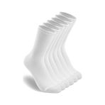Bgk 6 Çift Pamuklu Tenis Çorap Soket Boy - Unisex Beyaz