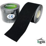 BGM Agrı Bandı Siyah Renk Yüksek Kalite Kinesio Tape 4,5 Metre x 5cm - Standart