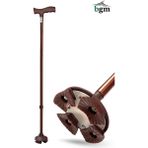 Bgm Akıllı Baston- Asa- Yüksek Kalite Denge Bastonu - Bronz