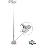 BGM Akıllı Baston Yüksek Kalite Gri Beyaz Renkli Ergonomik Tasarım ile Güvenli Destek - Açık Gri
