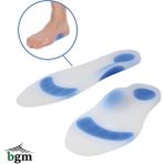 BGM Beyaz Düz Taban Destekli Silikon Ortopedik Tabanlık