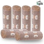 BGM Elastik Bandaj 15 cm -3 Adet- Yüksek Kalite Esneklik ve Dayanıklılık - Krem Rengi - 20 cm