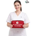 BGM İlk Yardım Çantası – Acil Durum Seti, Ev Araç Ofis İçin Tam Donanımlı İlk Yardım Seti - Standart - Kırmızı