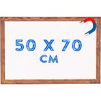 Bgm Oyuncak Gerçek Metal Yüzey 50X70 Cm Beyaz Yazı Tahtası Ahşap Çerçeveli