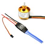 BGNing 2212 2200 kv Fırçasız Motor Outrunner W/Mount 6t + 30a ESC Kontrol Drone Rc Quadcopter Multi Copter UFO için