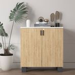 BGR 8000 Beyaz Safir Meşe Ofis Dosya Dolabı