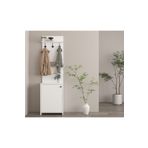 BGR MOBİLYA Beyaz Portmanto