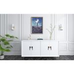 BGR Mobilya Trend Tasarım 4 Kapaklı Konsol - 160*65*42 - Beyaz