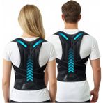 bgvibe Ayarlanabilir Sırt ve Bel Destekleyici Duruş Düzeltici Korse Unisex Postür Korsesi Dik Duruş Korsesi
