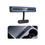 BGZ STORE Tesla Model 3/Y için USB Şarj Cihazı - Çoklu Bağlantı Noktası ve Mavi LED Işıklı USB Hub