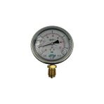 Bh Ø 100 - 1 + 9 Bar 1/2 Gliserinli Alttan Çıkışlı Manometre