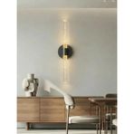 Bhbackhome Bubbleflux Large Şık Tasarım Modern Ledli Aplik 51 cm Siyah Pilli - PİLLİ