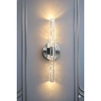 BHBACKHOME BUBBLEFLUX ŞIK TASARIM MODERN LEDLİ APLİK 40 CM MEDİUM GÜMÜŞ PİLLİ