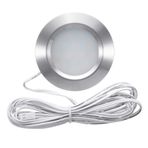 BHCASE 12 V Gömme 12LED RV Tekne Tavan Işık Led Işıkları Yuvarlak Şekil Ultra-Ince Camper Iç Aydınlatma Küçük Downlight Kablo ile