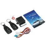 BHCASE 12 V Universal Araç Oto Uzaktan Kumandalı Merkezi Kiti Kapı Kilidi Kilitleme Araç Anahtarsız giriş Sistemi ile 2 Uzaktan Kumanda