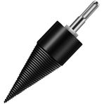 BHCASE 32mm Yakacak Odun Doğrama Matkap Ucu Ahşap Yarma Aracı Koni Kütük Bölücüler Elektrikli Kereste Kırma Makinesi Yakacak Odun Doğrayıcı Kırıcı Uçları Aksesuar