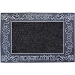 B'Home Saray Kapı Önü Halılı Gümüş 45x70 cm Paspas