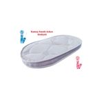 Bhouse Chicco Baby Hug Uyumlu Anne Yanı Oval 35x75x10 Cm Bambu Beşik Yatağı