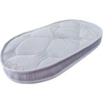 Bhouse Chicco Baby Uyumlu Anne Yanı Oval 38X73X8 cm Bambu Beşik Yatağı - 38 x 73 cm