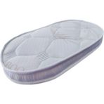 Bhouse Kiwi Zoody 60X100X10 cm Sünger ve Bamboo Kumaşlı Oval Beşik Yatağı - 60 x 100 x 10 cm